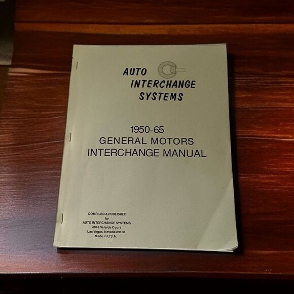 Auto Interchange Systems Booklet 1950-65 General Motors Interchange Manual Vtg.  - Picture 16 of 16